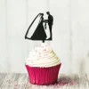 Cupcake Toppers Couples de mariés (x 8)