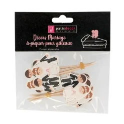 Cupcake Toppers Mariage (x 12)