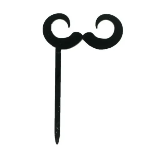 Cupcake Toppers Moustaches (x 8)