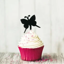 Cupcake Toppers Papillons (x8)