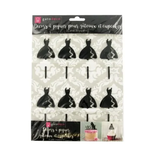 Cupcake Toppers Robe (x 8)