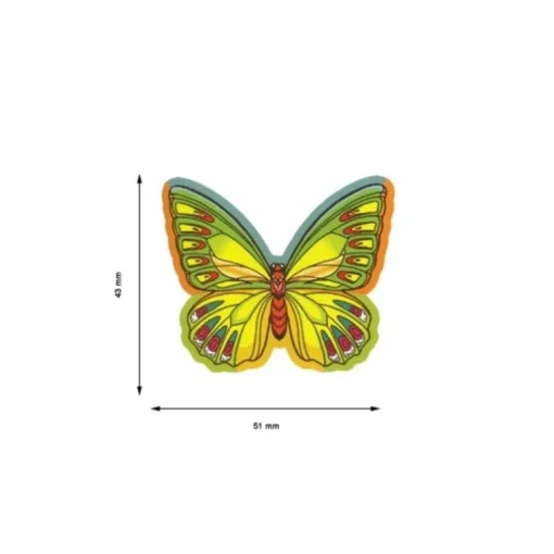 Décor azyme papillons assortis (x260)