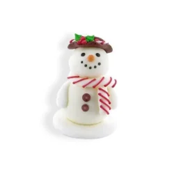 Décor comestible Bonhomme de neige souriant