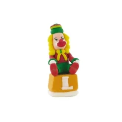 Décor comestible Clown sur un cube
