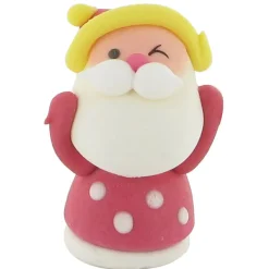 Décor comestible Père Noël clin d'œil