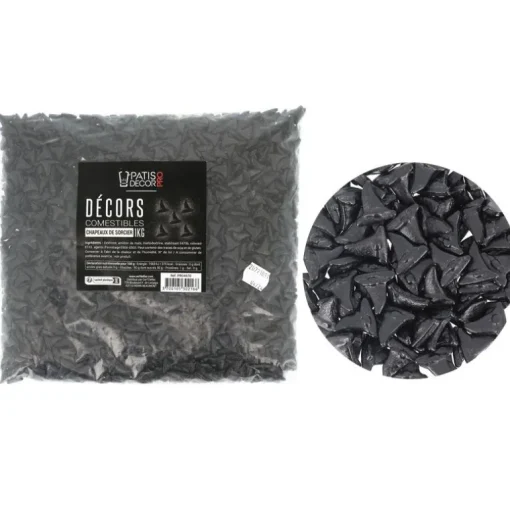 Décors comestibles chapeaux de sorcier 1 kg