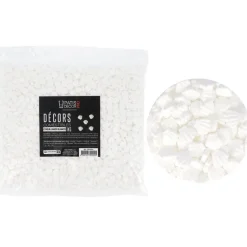 Décors comestibles coquillages blancs 1 kg