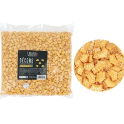 Décors comestibles couronnes dorées 1 kg