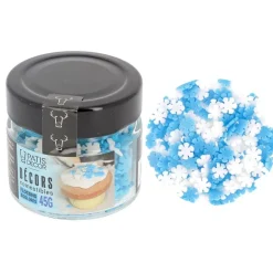 Décors comestibles flocons bicolores 45 g