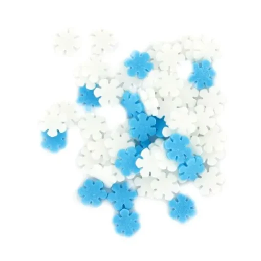Décors comestibles flocons bicolores 45 g
