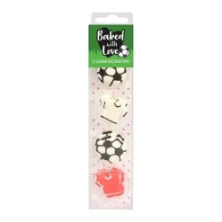 Décors comestibles football assortis (x 12)