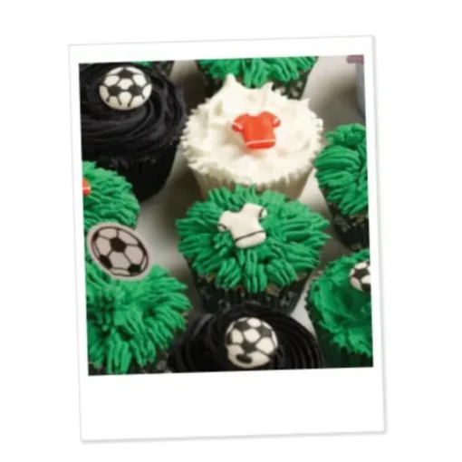 Décors comestibles football assortis (x 12)