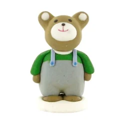 Décors comestibles ours en salopette (x24)