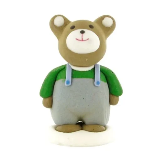 Décors comestibles ours en salopette (x24)