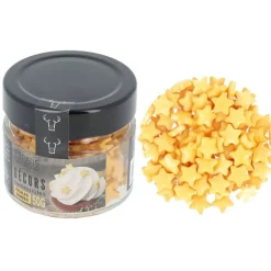 Décors comestibles étoiles dorées 50 g