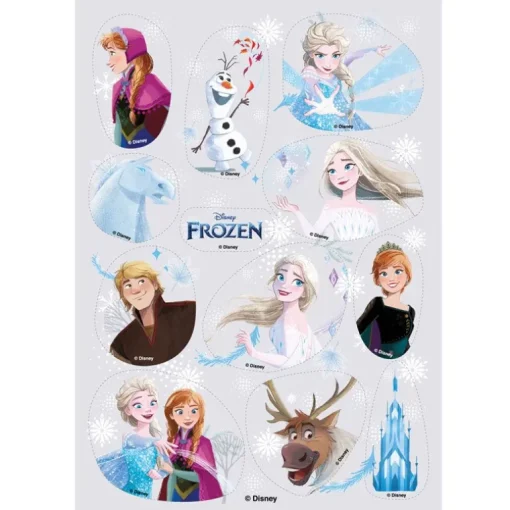 Décors en azyme à découper Reine des Neiges