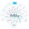 Décors en azyme assortis thème anniversaire n°4