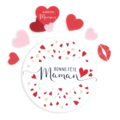 Décors en azyme assortis thème fête des mères