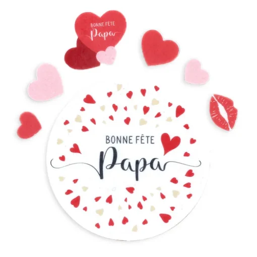 Décors en azyme assortis thème fête des pères