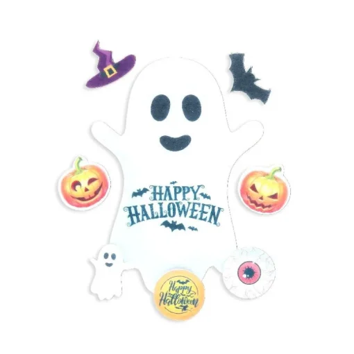 Décors en azyme assortis thème fantôme d'Halloween - DDM 10/24