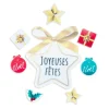 Décors en azyme assortis thème étoile de Noël
