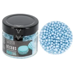 Décors perles bleues comestibles