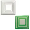 Découpoirs carrés assortis PME (x 6)