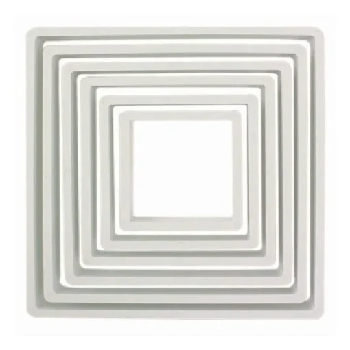 Découpoirs carrés assortis PME (x 6)