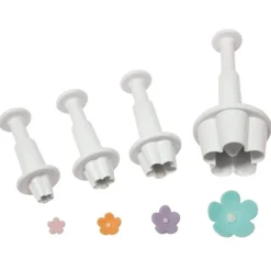 Découpoirs éjecteurs fleurs assortis PME (x 4)