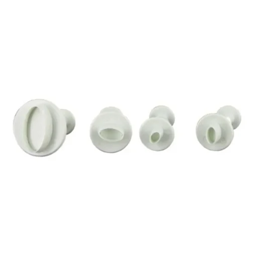 Découpoirs éjecteurs mini-ovales Patisdecor (x 4)