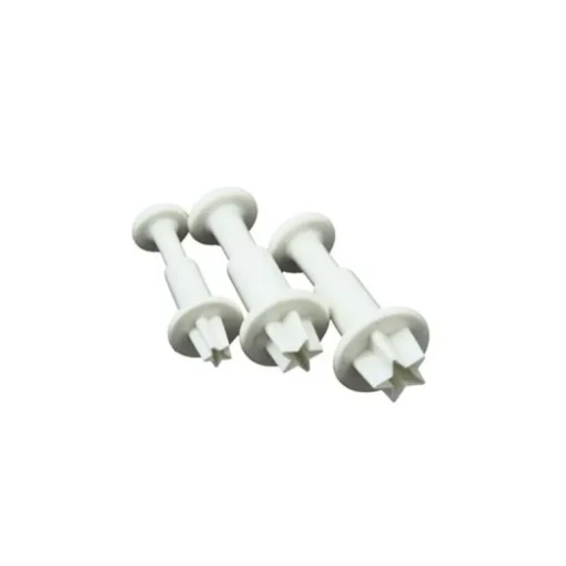 Découpoirs éjecteurs mini-étoile Patisdecor (x 3)