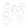 Découpoirs licorne assortis (x 8)