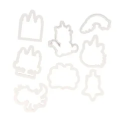 Découpoirs licorne assortis (x 8)