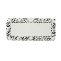 Dentelle blanche 34 x16 cm (x 250)