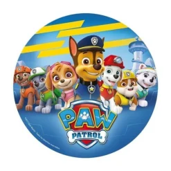 Disque azyme Pat' Patrouille bleu 20 cm