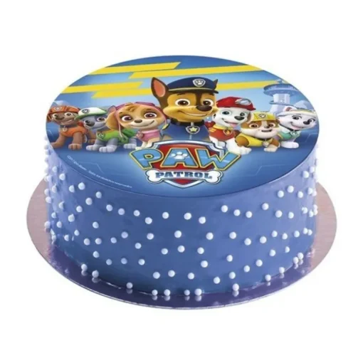 Disque azyme Pat' Patrouille bleu 20 cm