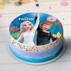 Disque gâteau en azyme Reine des Neiges - Ø 15,5 cm - DDM 08/24