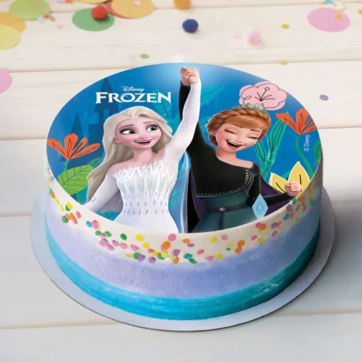 Disque gâteau en azyme Reine des Neiges - Ø 15,5 cm - DDM 08/24