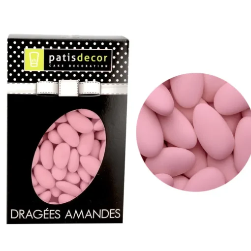 Dragées amandes roses 500 g