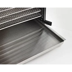 Déshydrateur électrique inox à fruits et légumes 10 plateaux portes en verre