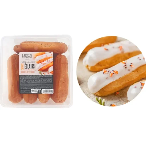 Eclairs pur beurre prêts à garnir (x 14)
