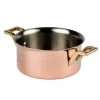Elégance cuivre-inox mini-marmite 12 cm