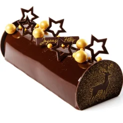 Embouts de bûches chocolat silhouette renne (x40)