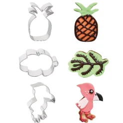 Emporte-pièce Tropical assortis (x3)