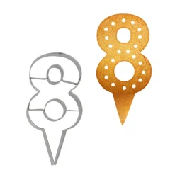 Emporte-pièces cake topper "8"