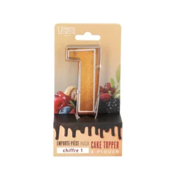 Emporte-pièces cake topper "1"