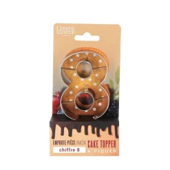 Emporte-pièces cake topper "8"