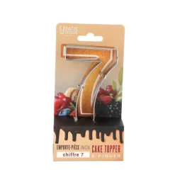 Emporte-pièces cake topper "7"