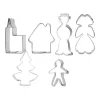 Emporte-pièces Village alsacien inox assortis (x6)