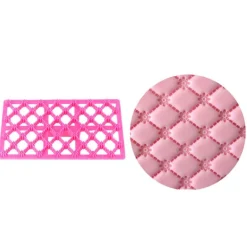 Empreinte effet matelassé petites fleurs
